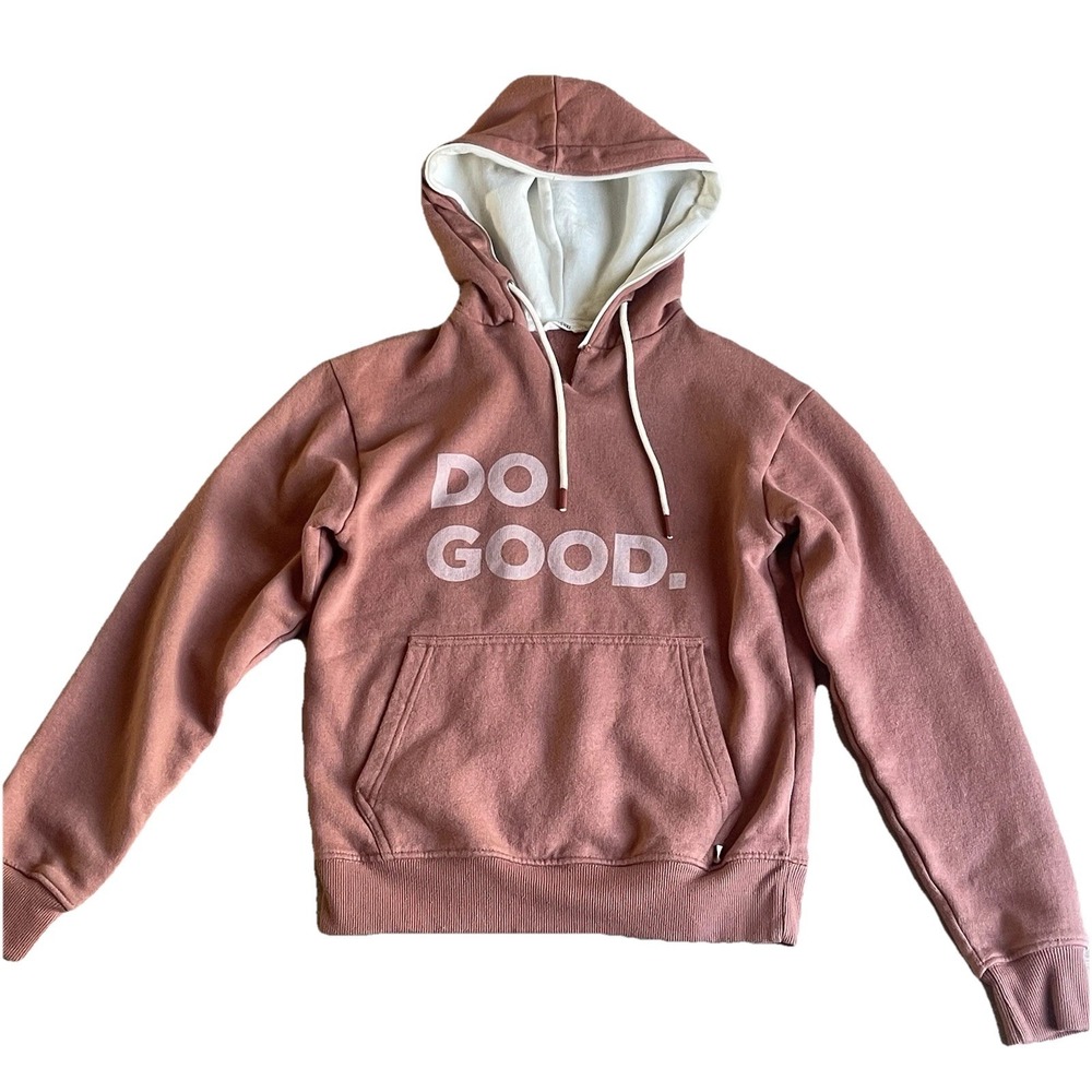Cotopaxi Women XS Earthen Pink "Do Good" Pullover Hoodie Sweatshirt Outdoors